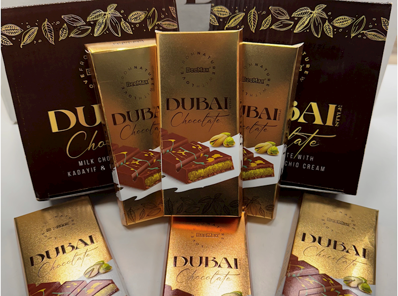 BeeMax Dubai Chocolate Bars